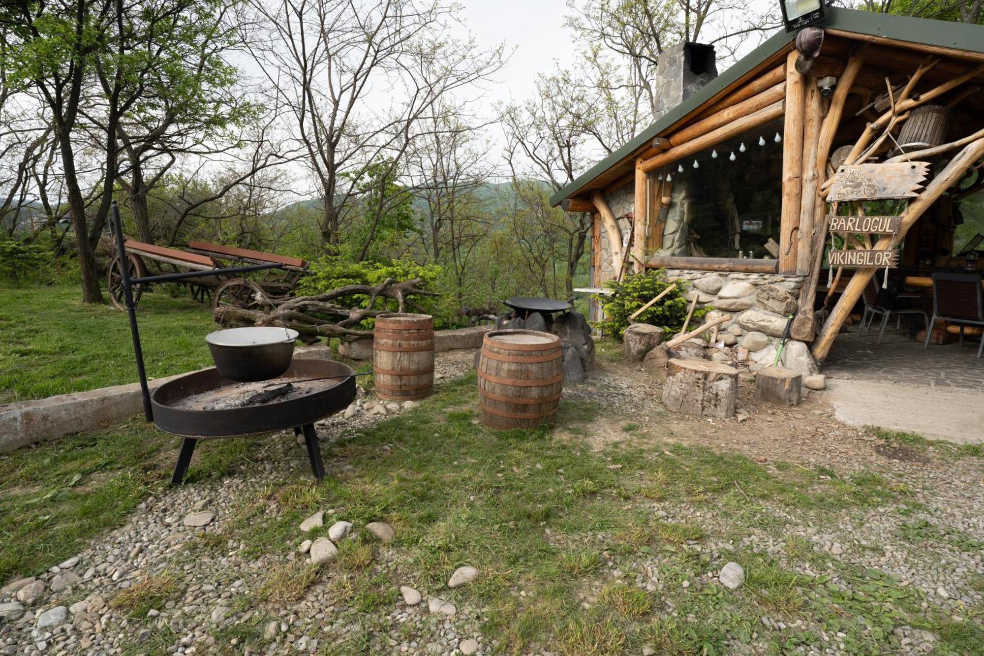 Barlogul Vikingilor Hotel Sotrile Bagian luar foto